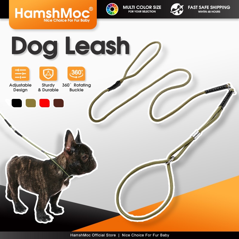 HamshMoc Không Kéo Chó Đi Bộ Dây Xích Có Thể Điều Chỉnh Dây Xích Chó Tích Hợp Cổ Chó Và Dây Xích Huấn Luyện Trượt Dẫn Điều Khiển Phụ Kiện Cho Chó