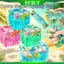 ECILY Squishy Ocean Ice Cube Quả bóng căng thẳng Maltose Squishy Cảm giác Nee Phô mai đẹp Bóp đàn hồi Đồ chơi dành cho người lớn và trẻ em