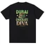 Dubai Chocolate Diva Fun Design Meme Áo thun 100% Cotton thời trang nam và nữ