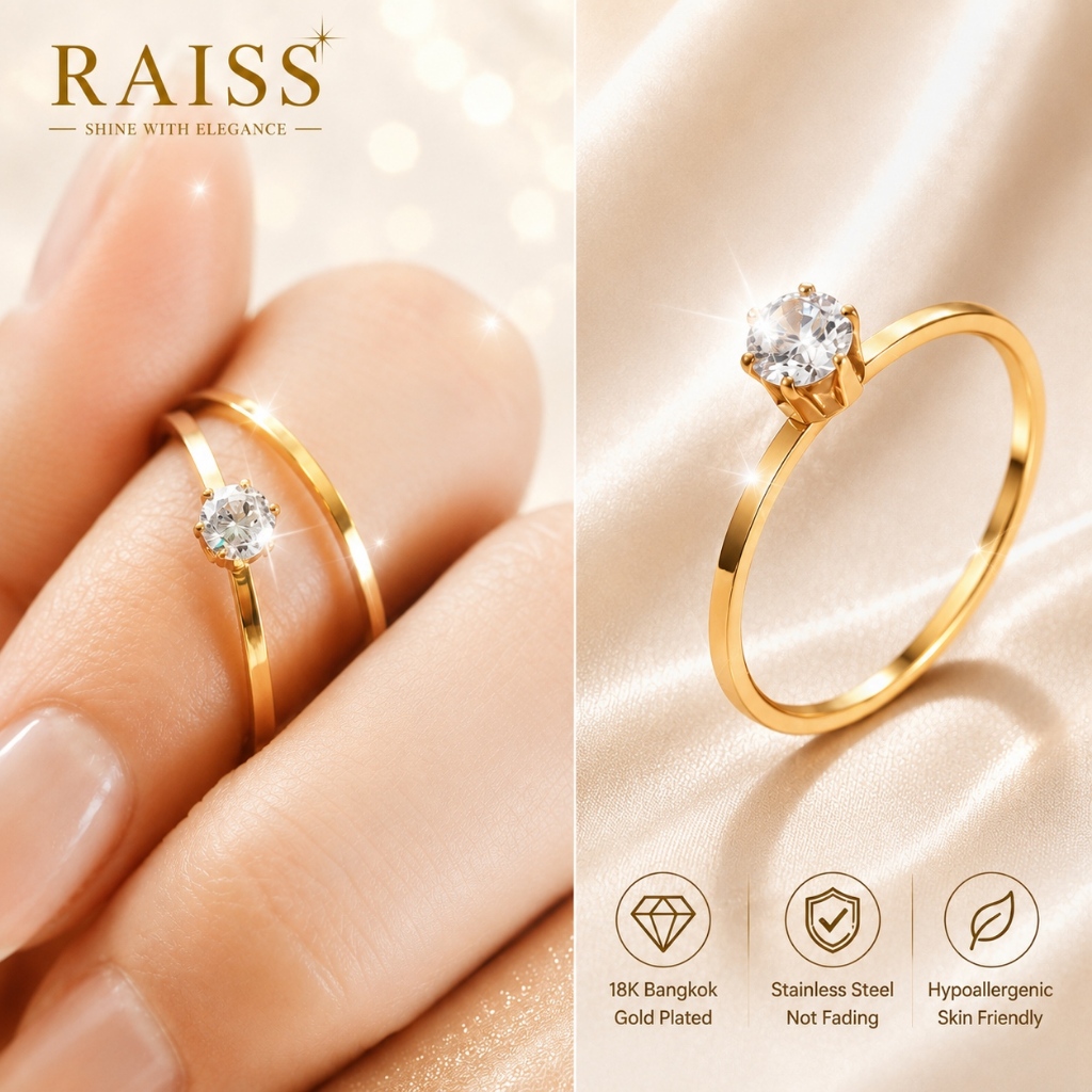 Women's Titanium Steel Ring by phụ kiện hoa tai REISS