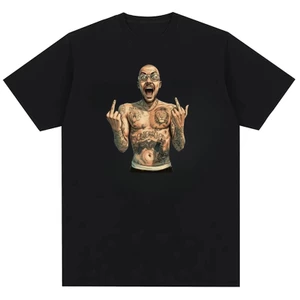 Bieber vui nhộn thời trang đường phố vui nhộn nam nữ 100% cotton nguyên chất áo thun thoải mái