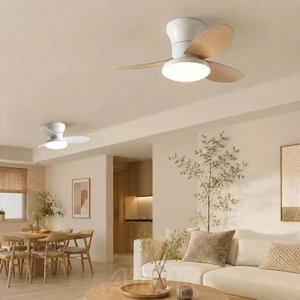 AIMI Đèn Quạt Trần Nhà Có Điều Khiển Từ Xa 6 Cấp Độ Có Thể Điều Chỉnh 3 Màu Thay Đổi Ánh Sáng Thích Hợp Cho Nhà Bếp Phòng Ngủ Phòng Ăn Sân Thượng
