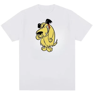 Muttley Mutley Hoạt Hình Cười Chó Hài Hước Hihi Heehee Haha Thời Trang Trung Tính Cotton Nguyên Chất Áo Thun