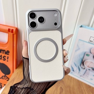 Vỏ điện thoại PC sơn kim loại họa tiết vải thiều sang trọng phù hợp cho iPhone 15, 16, 17 Pro Max lỗ lớn chống rơi tất cả các trường hợp cứng