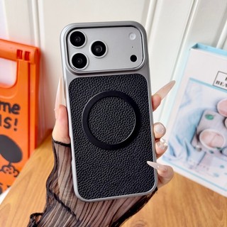 Vỏ điện thoại PC sơn kim loại họa tiết vải thiều sang trọng phù hợp cho iPhone 15, 16, 17 Pro Max lỗ lớn chống rơi tất cả các trường hợp cứng