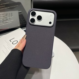 Ốp điện thoại từ vải công nghệ tương tự chính thức phù hợp cho iPhone 13 14 15 16 17 Pro Max mờ chống vân tay bao gồm tất cả vỏ chống rơi