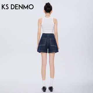 Quần Short Denim Xanh Cao Cấp Cho Nữ - Thiết Kế Mới Ôm Dáng, Thích Hợp Mùa Hè