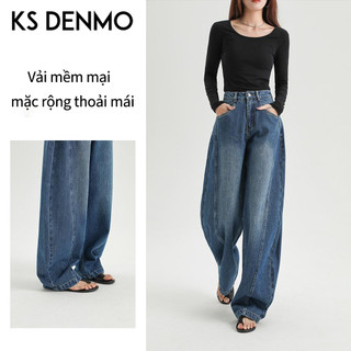 Quần ống suông dáng thướt tha ✨ Cao eo che hông, mặc vào cực mỏng