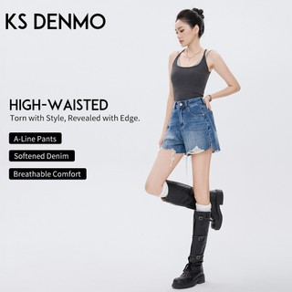Quần Short Denim Nữ Mùa Hè 2026 Cao Cấp, Ôm Dáng