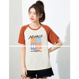 [MIZIQI] Áo thun ngắn tay Cotton nguyên chất nguyên chất dành cho nữ, áo thun nữ dáng rộng cỡ lớn