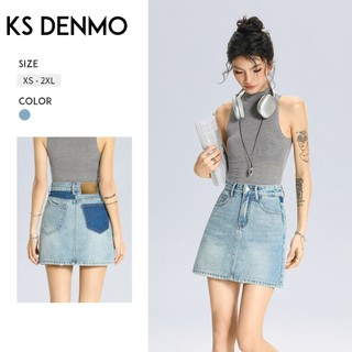 Váy Denim Nữ Lưng Cao Xanh Nhạt 2026 - Dáng Xòe Ôm Hợp Thời Trang