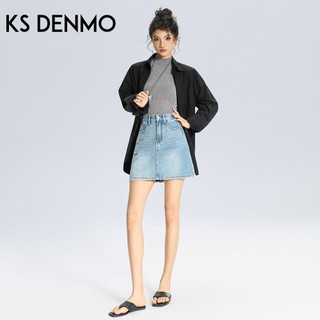 Váy Denim Nữ Lưng Cao Xanh Nhạt 2026 - Dáng Xòe Ôm Hợp Thời Trang