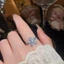 Nhiều Màu Full Cubic Zirconia Năm Cánh Hoa Dây Xích Nhẫn, Có Thể Điều Chỉnh Dainty Hoa Liên Kết Ngón Tay Nhẫn Ngọt Ngào Nữ Hàng Ngày Trang Sức Thời Trang
