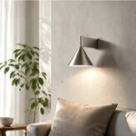 Phong Cách Ý Tối Giản Đèn Tường Led Cao Cấp Hình Nón Đèn Treo Tường Trong Nhà Thích Hợp Cho Phòng Ngủ, Khách, Phòng Ăn, Hành Lang, Ban Công, Hành Lang Và Cầu Thang — ảnh 3