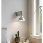 Phong Cách Ý Tối Giản Đèn Tường Led Cao Cấp Hình Nón Đèn Treo Tường Trong Nhà Thích Hợp Cho Phòng Ngủ, Khách, Phòng Ăn, Hành Lang, Ban Công, Hành Lang Và Cầu Thang — ảnh 2