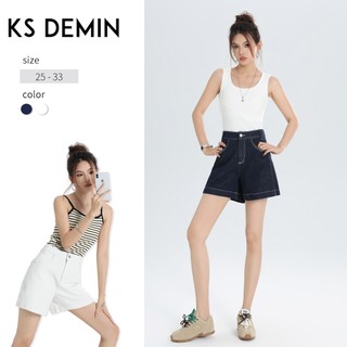 Quần Short Jeans Nữ Cao Cổ Ống Rộng Mùa Hè 2026 Kiểu A Thoải Mái Thời Trang