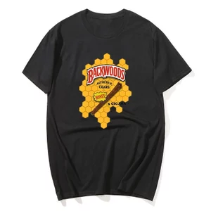 Áo Thun Quá Khổ Mùa Hè Mật Ong Berry Backwoods Hợp Thời Trang Thoáng Mát Áo Thun Cotton Cho Nam Y2K Cơ Bản Tay Ngắn Áo
