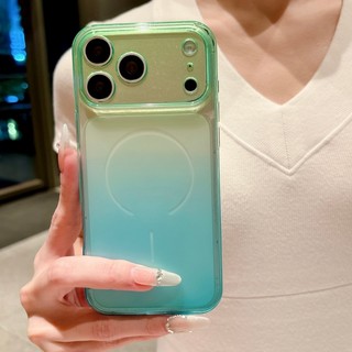 Ốp điện thoại trong suốt TPU cửa sổ lớn sang trọng phù hợp cho iPhone 13 14 15 16 17 Pro Max màu kép bao gồm tất cả vỏ mềm chống rơi