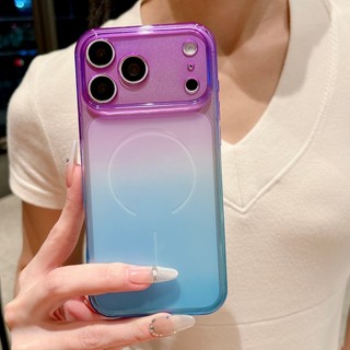 Ốp điện thoại trong suốt TPU cửa sổ lớn sang trọng phù hợp cho iPhone 13 14 15 16 17 Pro Max màu kép bao gồm tất cả vỏ mềm chống rơi