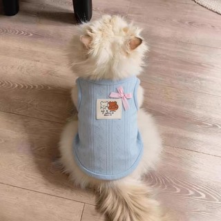 [Hàng hóa thú cưng dễ thương] Quần áo mèo mùa hè Phong cách mỏng thoáng khí Quần áo thú cưng mềm mại dễ thương