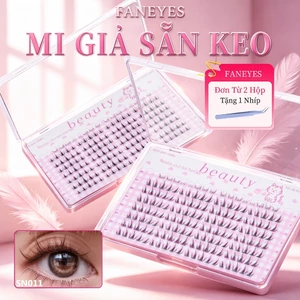 FANEYES Mi giả sẵn keo Dung lượng lớn 39 mẫu đa dạng lựa chọn, siêu dính siêu dễ dán không cần tẩy trang dán siêu nhanh cho người lười thần khí tạo mắt to