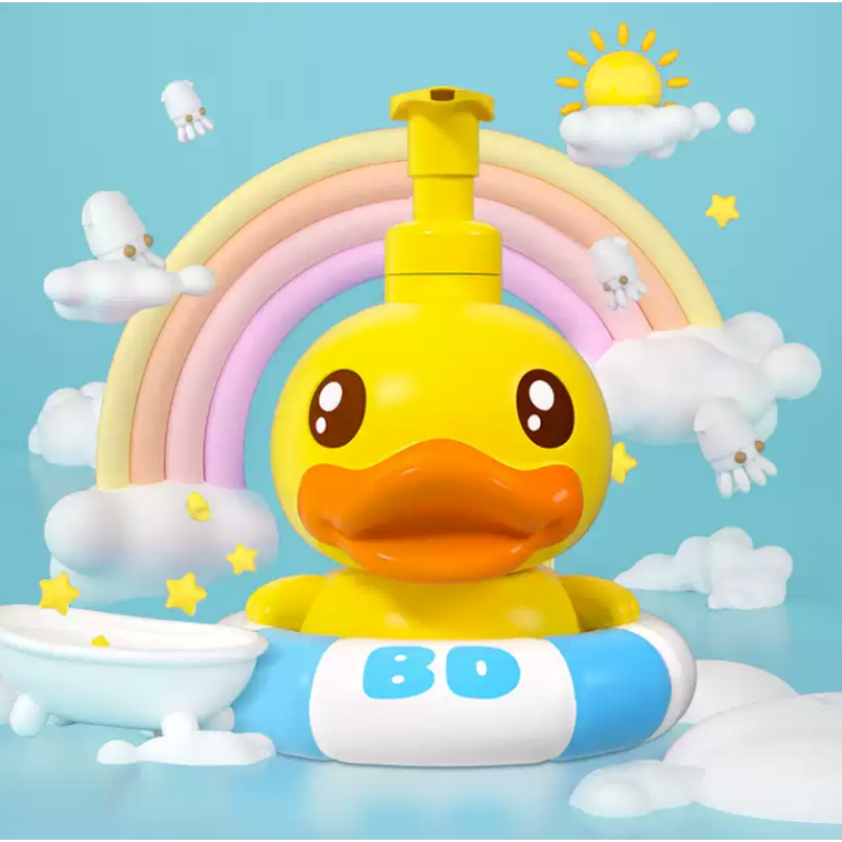 Kekebebe B.Duck Baby sữa tắm dầu gội 2 in1 cho bé an toàn dịu nhẹ làm sạch không cay mắt 300ml