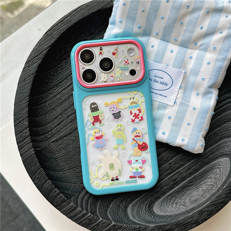 IPhone 17 PRO MAX Vỏ điện thoại xử lý chất liệu Acrylic họa tiết hoạt hình