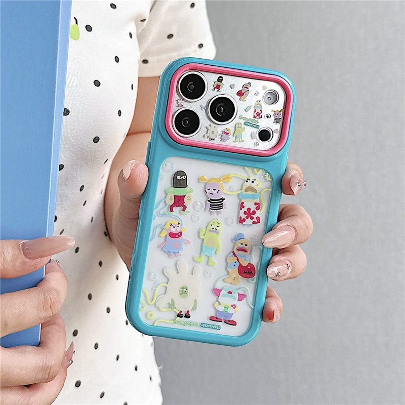 IPhone 17 PRO MAX Vỏ điện thoại xử lý chất liệu Acrylic họa tiết hoạt hình