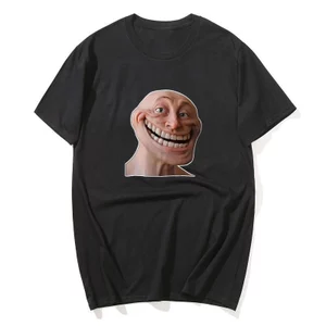 Thực Tế Troll Mặt Troll Khóc Meme Ngộ nghĩnh Áo nam Nữ Thời Trang Hài Hước Áo Mùa Hè Áo Quá Khổ Áo Sơ Mi Dạo Phố