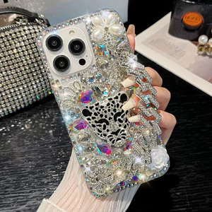 Ốp Điện Thoại Kim Cương Giả Handmade Thích Hợp Cho iPhone 17Promax Apple16 15 14 13 12