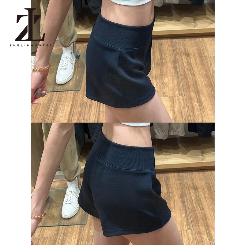 ZHELIHANGFEI Quần short thể thao thông thường màu xanh hải quân Mỹ