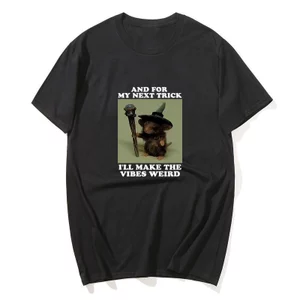 Và Cho Tôi Tiếp Theo Lừa Ill Làm Vibes Kỳ Dị Phù Thủy Chuột Ngộ nghĩnh Meme Áo Nam Nữ Thời Trang Vintage Áo Thun Quá Khổ
