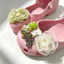 Phong Cách Cổ Tích Hoa Xanh Họa Tiết Giày Quyến Rũ 7 Chiếc Sandal Nữ Trang Trí Nút DIY Phụ Kiện Giày Bộ