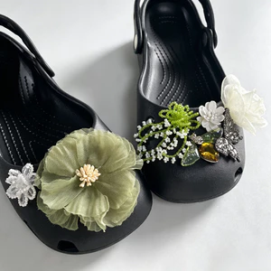 Phong Cách Thời Trang Bling Bling Bee Sandal Giày Quyến Rũ Ngọt Ngào Có Thể Tháo Rời Đồ Trang Trí Cho Bé Gái Dép