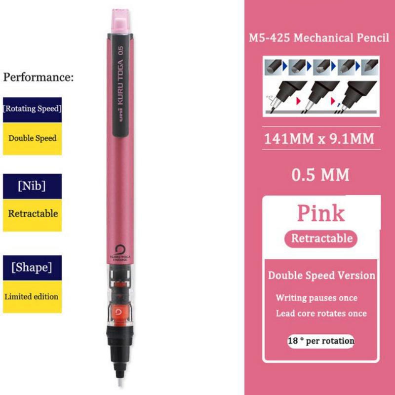 1 Bút Chì Bấm Cơ UNI M5-452 Ngòi 0.5mm Có Thể Tháo Rời