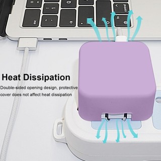 WOLDONE cho Macbook Air M2 M3 M4 Vỏ sạc 35W Silicon mềm chống sốc Chống trầy xước