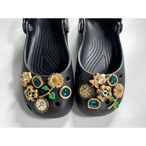 Phong Cách Thời Trang Xanh Đá Quý Sandal Giày Quyến Rũ Ngọt Ngào Có Thể Tháo Rời Đồ Trang Trí Cho Bé Gái Dép