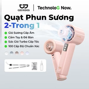 GOOJODOQ Quạt phun sương Hydrating Mini cầm tay cầm tay gió mạnh tốc độ cao GFS030