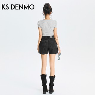 Quần Short Denim Nữ Chất Liệu Cao Cấp, Thiết Kế Chân Rộng, Phong Cách Mới Cho Mùa Hè 2026