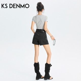 Quần Short Denim Nữ Chất Liệu Cao Cấp, Thiết Kế Chân Rộng, Phong Cách Mới Cho Mùa Hè 2026