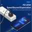 Bộ sạc nhanh ORICO PD20W Bộ sạc US Plug Type C với cáp Lightning được chứng nhận MFi Bộ chuyển đổi sạc di động Mini