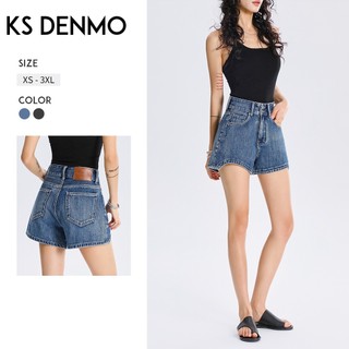 Màu Xanh Đậm Cao Cấp Quần Short Denim Nữ Mùa Hè 2026 Phong Cách Mới Rời Ôm Hơn Nhìn Chữ a Không Đều Hot Quần