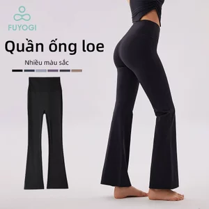 Quần FUYOGI Flare độ đàn hồi cao cho yoga và thể thao