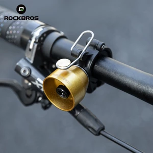 ROCKBROS Chuông Xe Đạp Mini Lớn 90db 2 Trong 1 Chuông Tay Đồng Hợp Kim Nhôm Xe Đạp Sừng Chống Thấm Nước Nhẹ