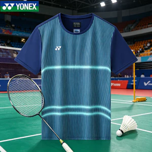 Áo thi đấu cầu lông YONEX tay ngắn khô nhanh, thoáng khí