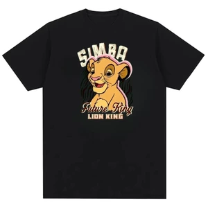Simba Future Lion King In Họa Tiết Thiết Kế Unisex Nam Nữ Áo Thun Cotton Nguyên Chất