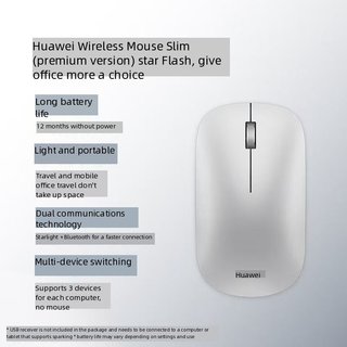 Chuột Bluetooth HUAWEI Youth Edition CD23 SE Di Động Không Dây Chuột Chơi Game Thế Hệ Thứ 2 1200DPI 2.4G TOG Cảm Biến Chuột