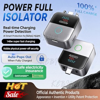 X-02 Màn hình kỹ thuật số 140W Sạc nhanh Bộ ngắt kết nối bật tắt tự động sạc đầy đủ Thiết bị dừng tự động cho máy tính bảng điện thoại