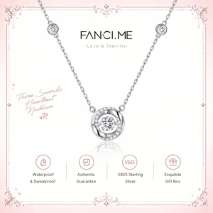 FANCIME Tình Yêu Nữ Từ Cái Nhìn Đầu Tiên Vòng Cổ Sang Trọng Tối Giản Thời Trang Quà Tặng Sinh Nhật Bạn Gái