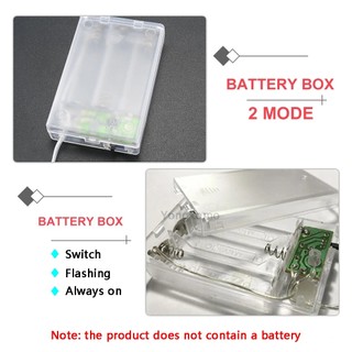 Đèn dây cổ tích LED chống nước hoạt động bằng pin AA, Đèn Giáng sinh ngoài trời 3M 5M 10M cho tiệc cưới Trang trí sân vườn Giáng sinh